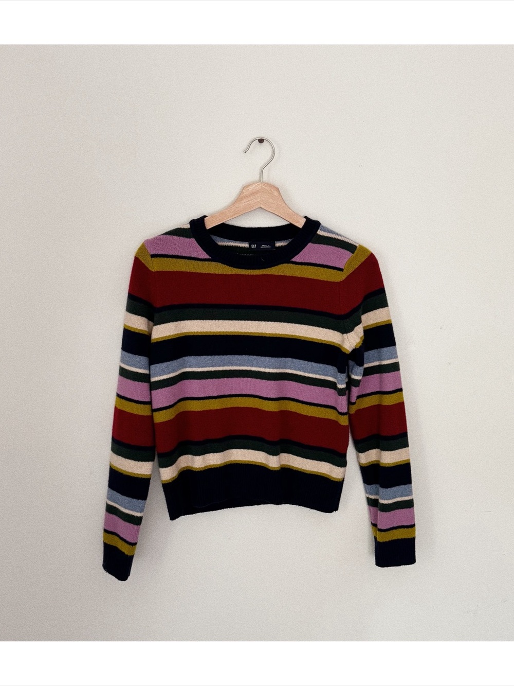 gap cash soft crew neck sweater